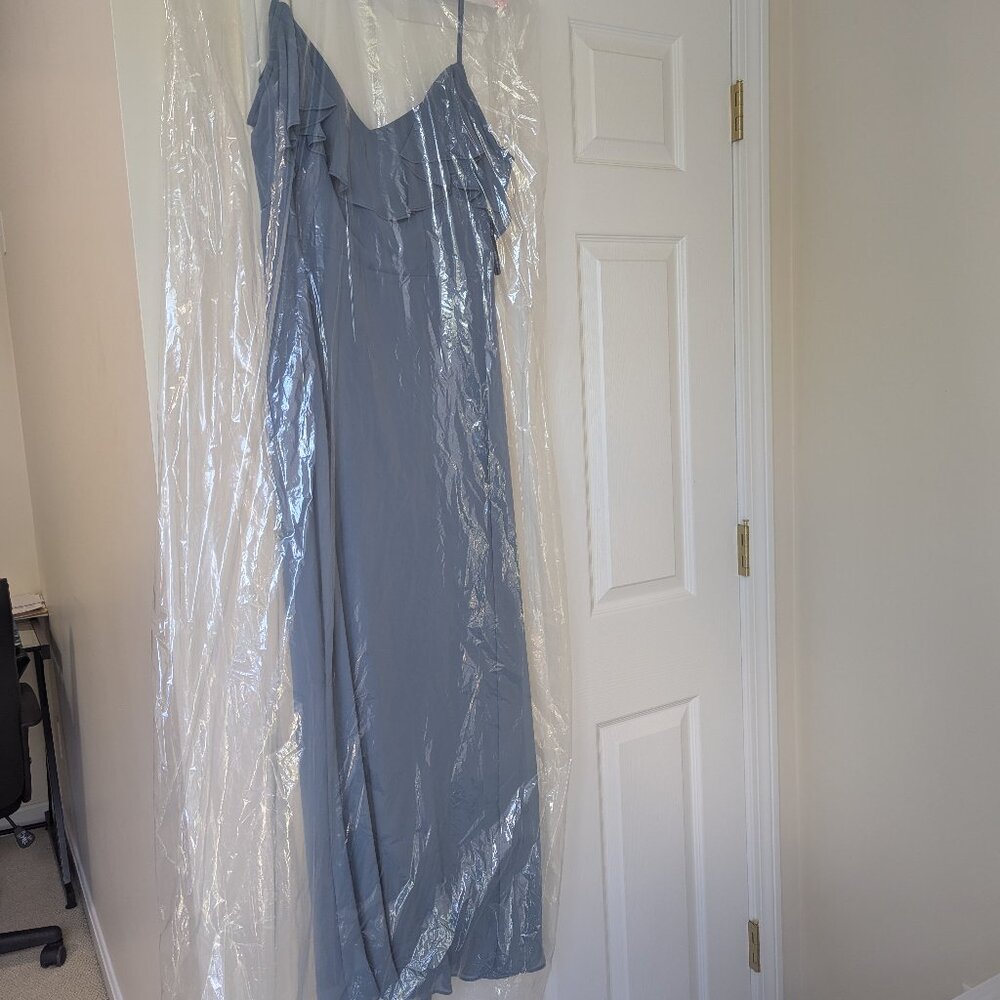 Light blue Levkoff floor length dress